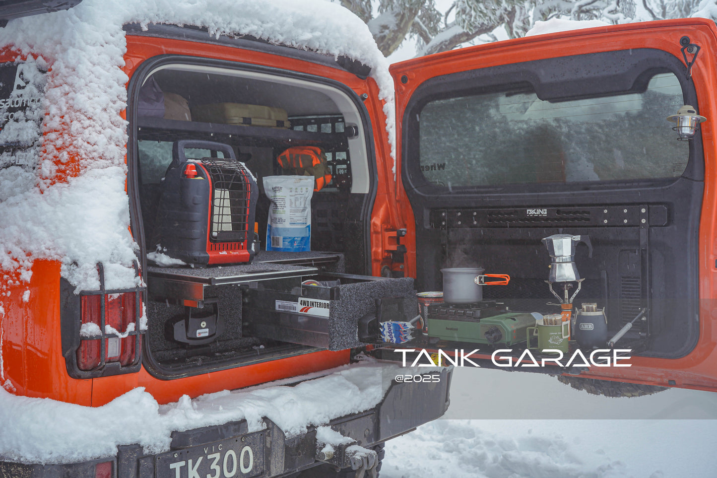 GWM Tank 300 Rear Door Drop Down Folding Table Aluminum