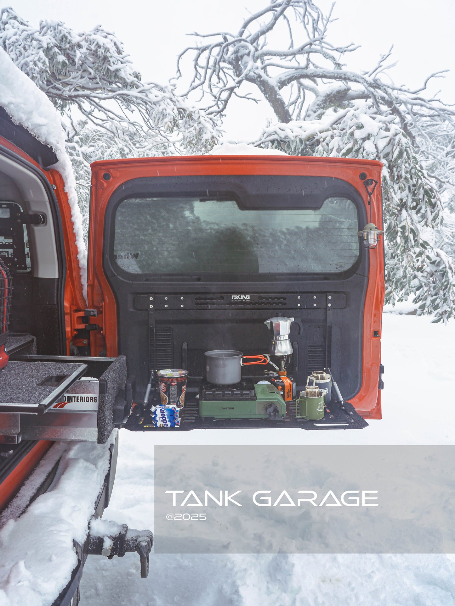 GWM Tank 300 Rear Door Drop Down Folding Table Aluminum
