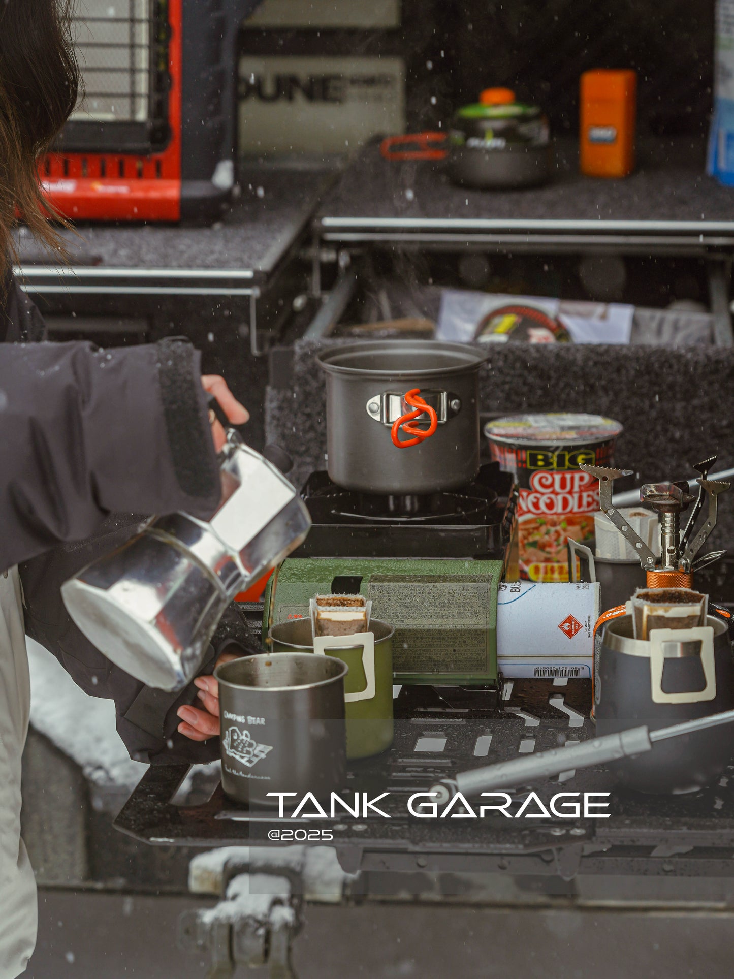 GWM Tank 300 Rear Door Drop Down Folding Table Aluminum