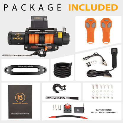 Mavrovent Jarnox winch 12K 12000lb - Tank Garage