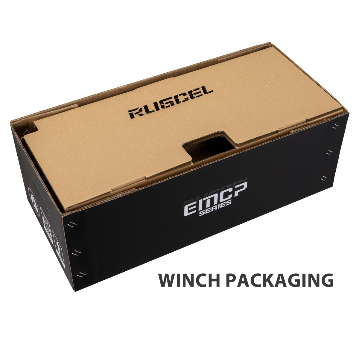 RUGCEL EMCP 12000lb/15000lb Winch (Electromagnetic Clutch, Synthetic Rope) - Tank Garage