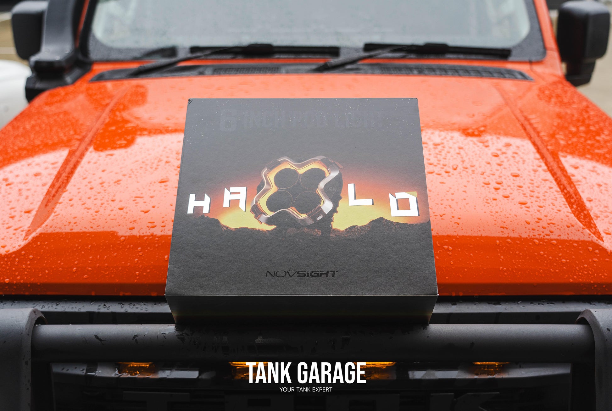 HALO Series 6" LED Pods Light Head Light Spot Light - Tank Garage