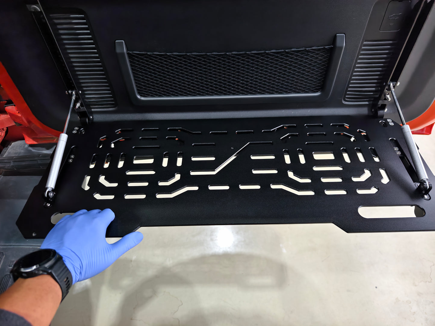 GWM Tank 300 Rear Door Drop Down Folding Table Aluminum - Tank Garage