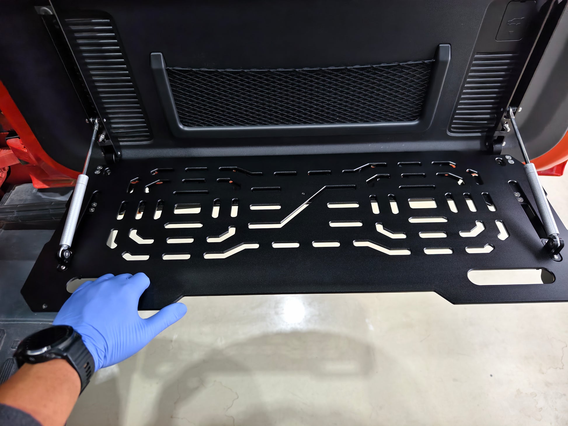 GWM Tank 300 Rear Door Drop Down Folding Table Aluminum - Tank Garage