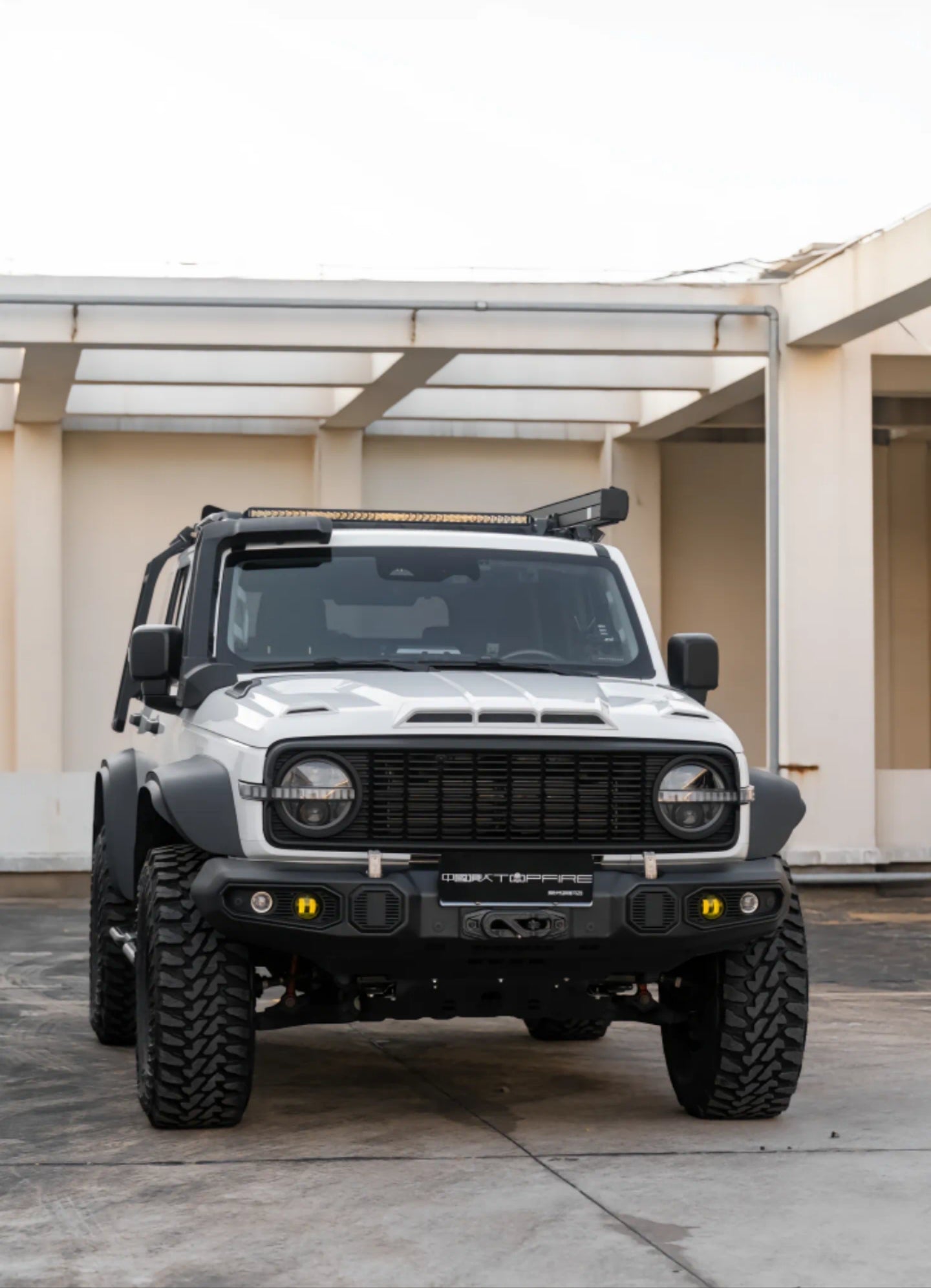 tank 300 top fire front grille "Darkness" 