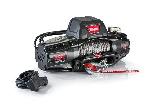 Warn VR 12-S EVO 12,000lb Recovery Winch with Synthetic Rope - Tank Garage