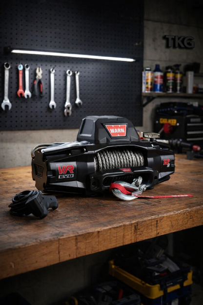 Warn VR 12-S EVO 12,000lb Recovery Winch with Synthetic Rope - Tank Garage